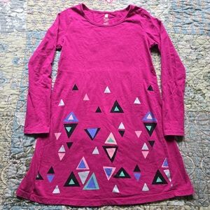 Tea Collection Long Sleeve Cotton Dress Girls Size 10